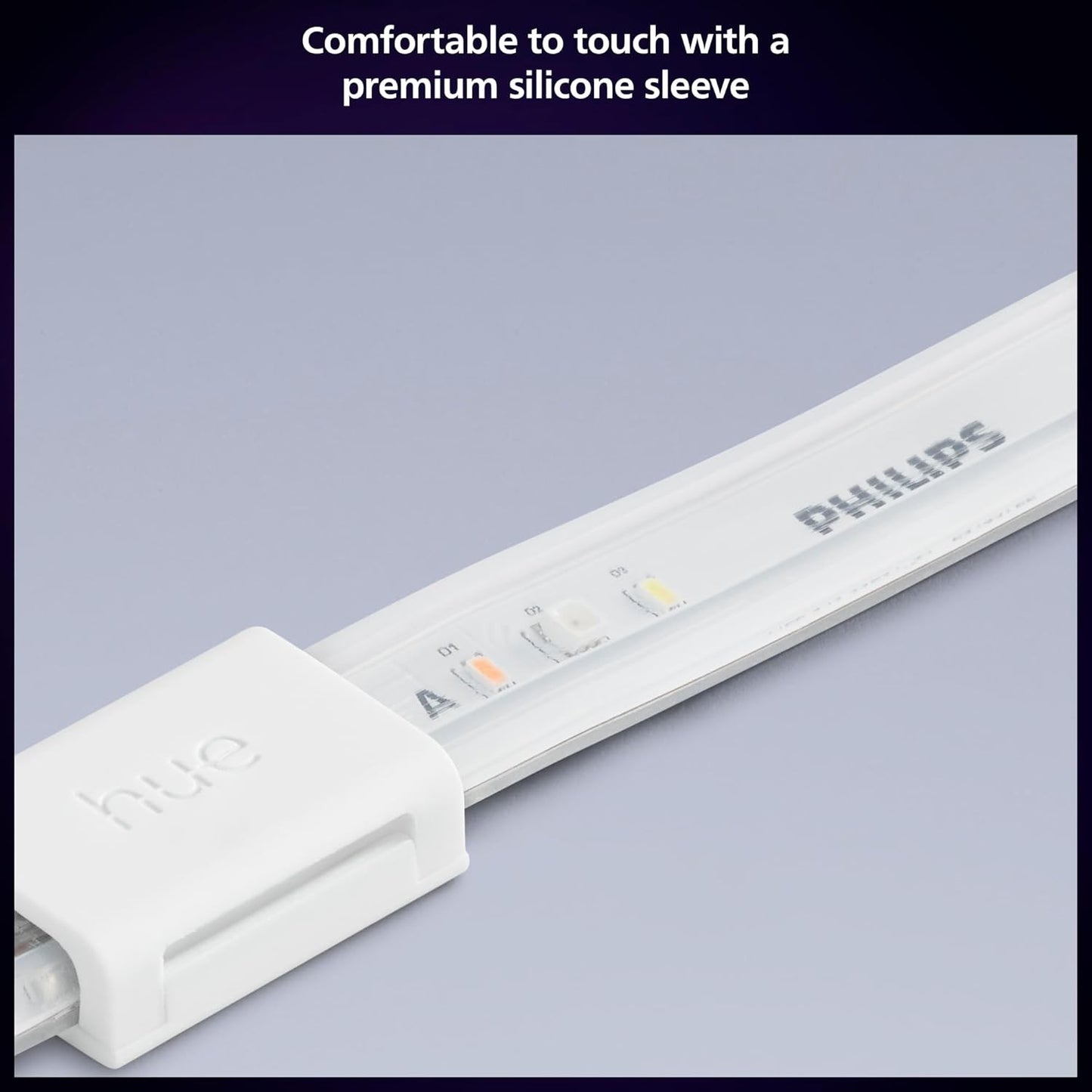 Indoor 10 Ft Smart RGBWW LED Solo Lightstrip Base Kit, 1 Pack, Control with App