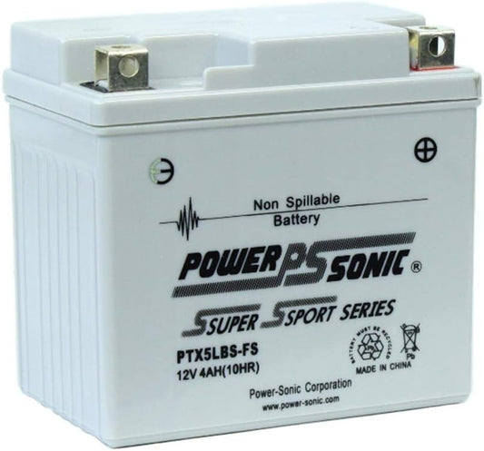 (PTX5LBS-FS) Sealed Maintenance Free Powersport Battery