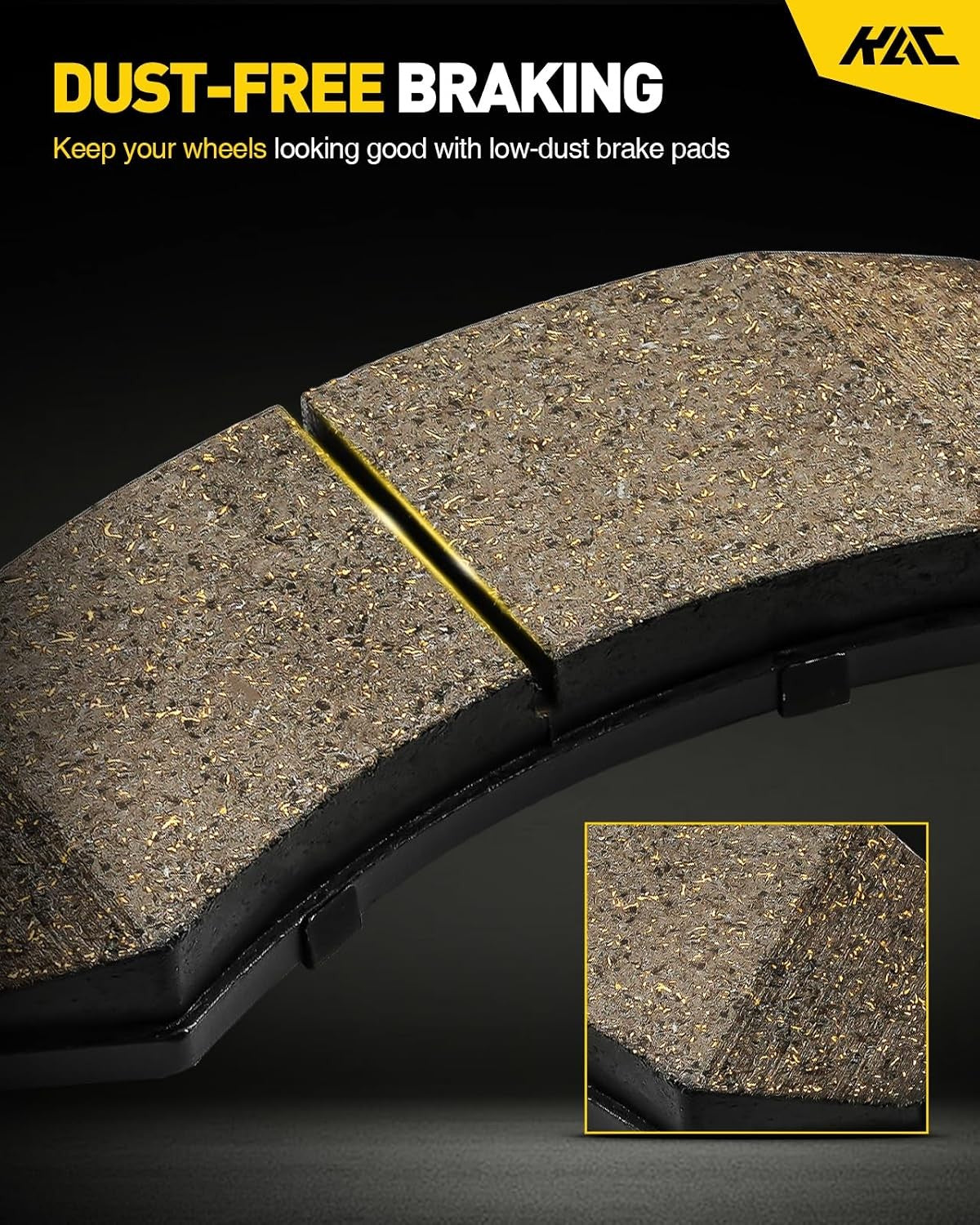 D1202 Ceramic Brake Pad Set For Hyundai Santa Fe 07-09 13-16 Kia Sedona 06-12