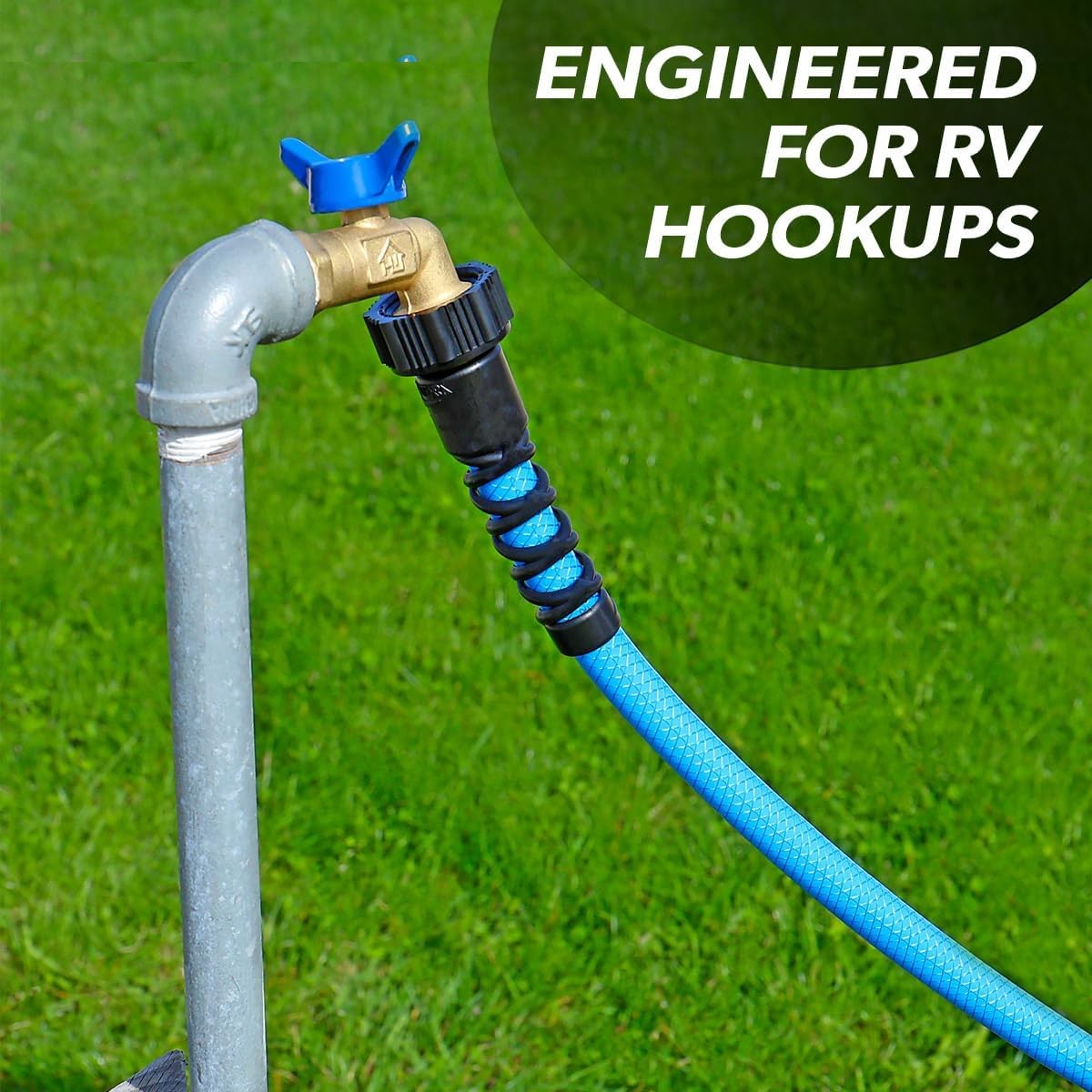 AquaFresh High Pressure Drinking Water Hose Water Hose Hookup for RV 1/2" x 25'