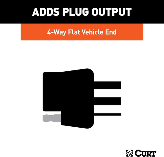 55384 Replacement Vehicle-Side USCAR 4-Way Flat Trailer Wiring Harness
