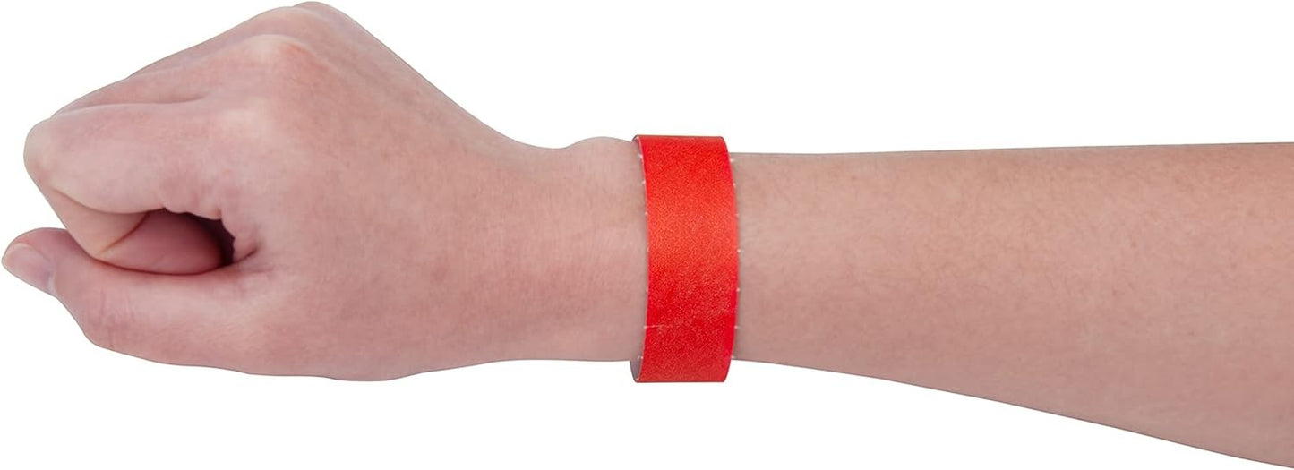 500 Pcs Wristbands Waterproof Tearproof Wrist Straps Admission Bracelets Tickets