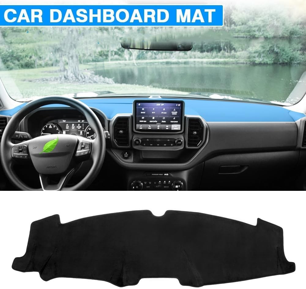 Suede Dashboard Cover for Ford Bronco Sport 2021-2025 Dash Board for Ford Bronco