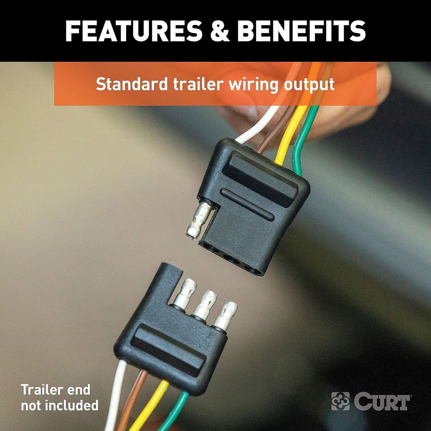 56309 Vehicle-Side Custom 4-Pin Trailer Wiring Harness