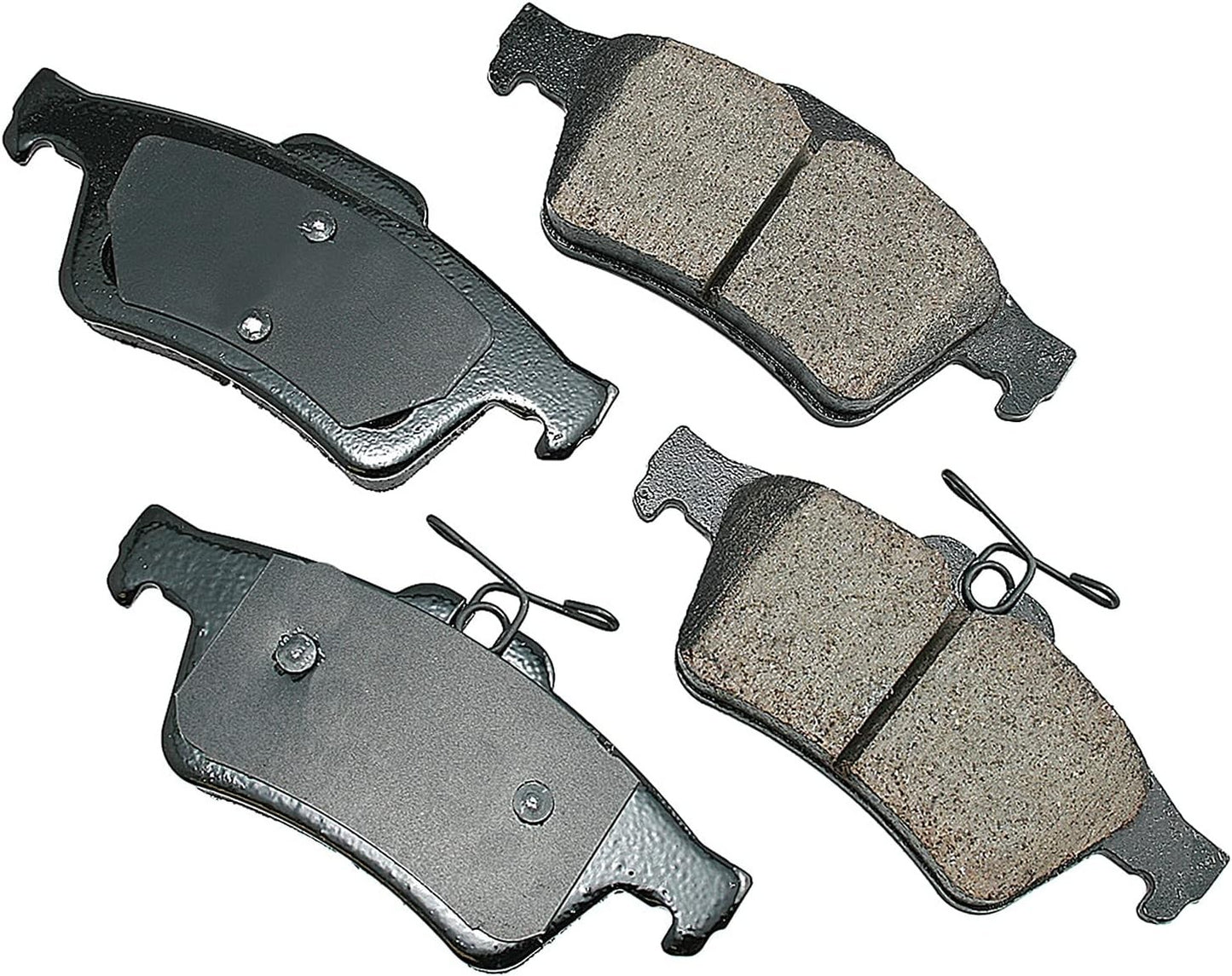 EUR1095 Euro Ultra Premium Ceramic Disc Brake Pad Kit, GREY