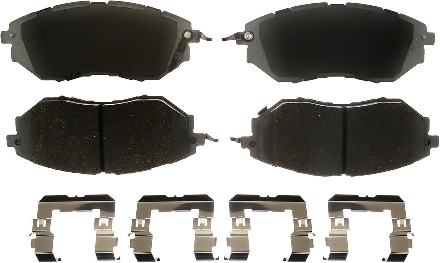 Silver 14D1078CHF1 (19383244) Ceramic Front Disc Brake Pad Set