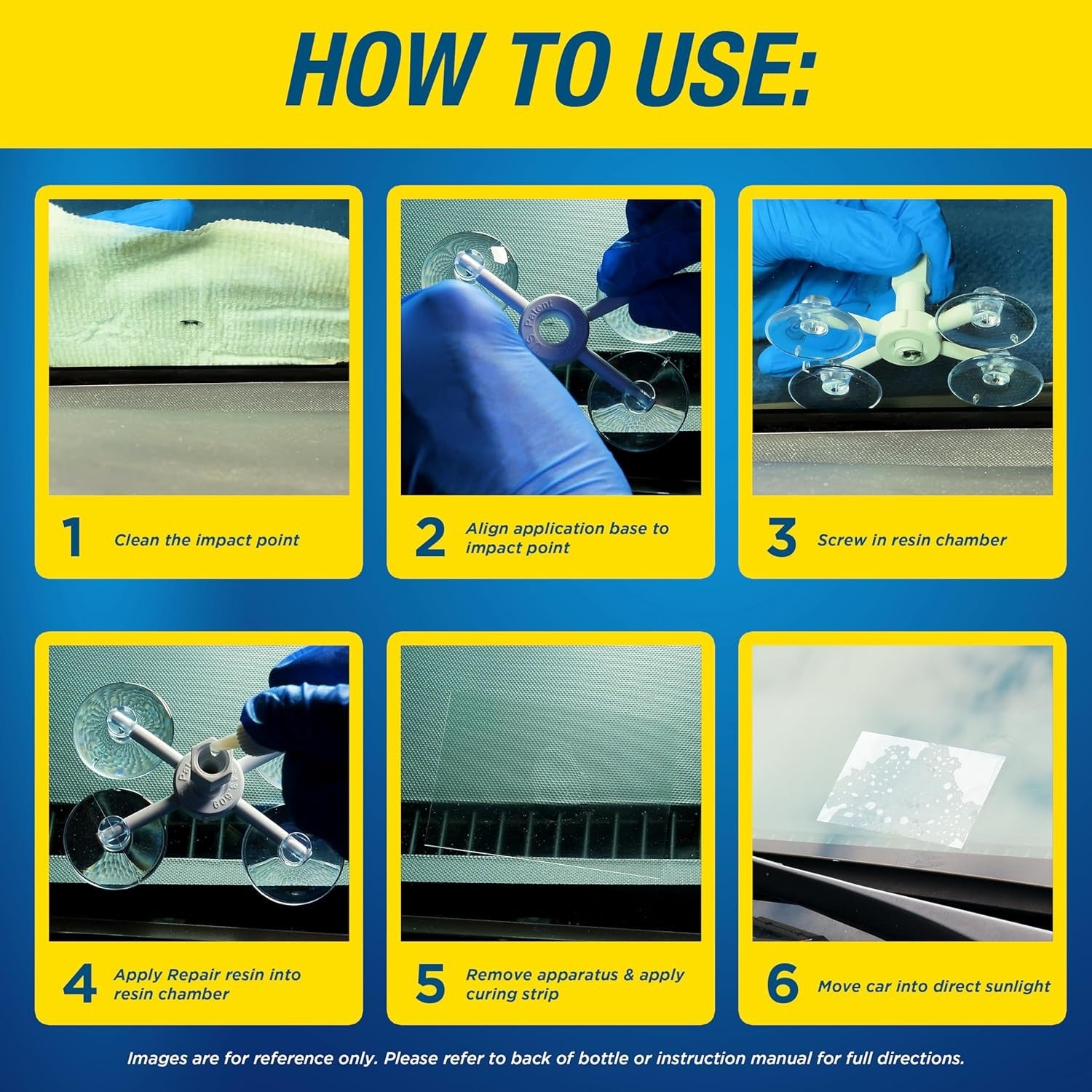 600001 Windshield Repair Kit Quick and Easy Durable Resin Based Windshield