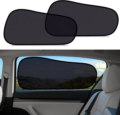 Car Window Shades for Tesla Model Y - Sun Shade Semi-Transparent Rear Window