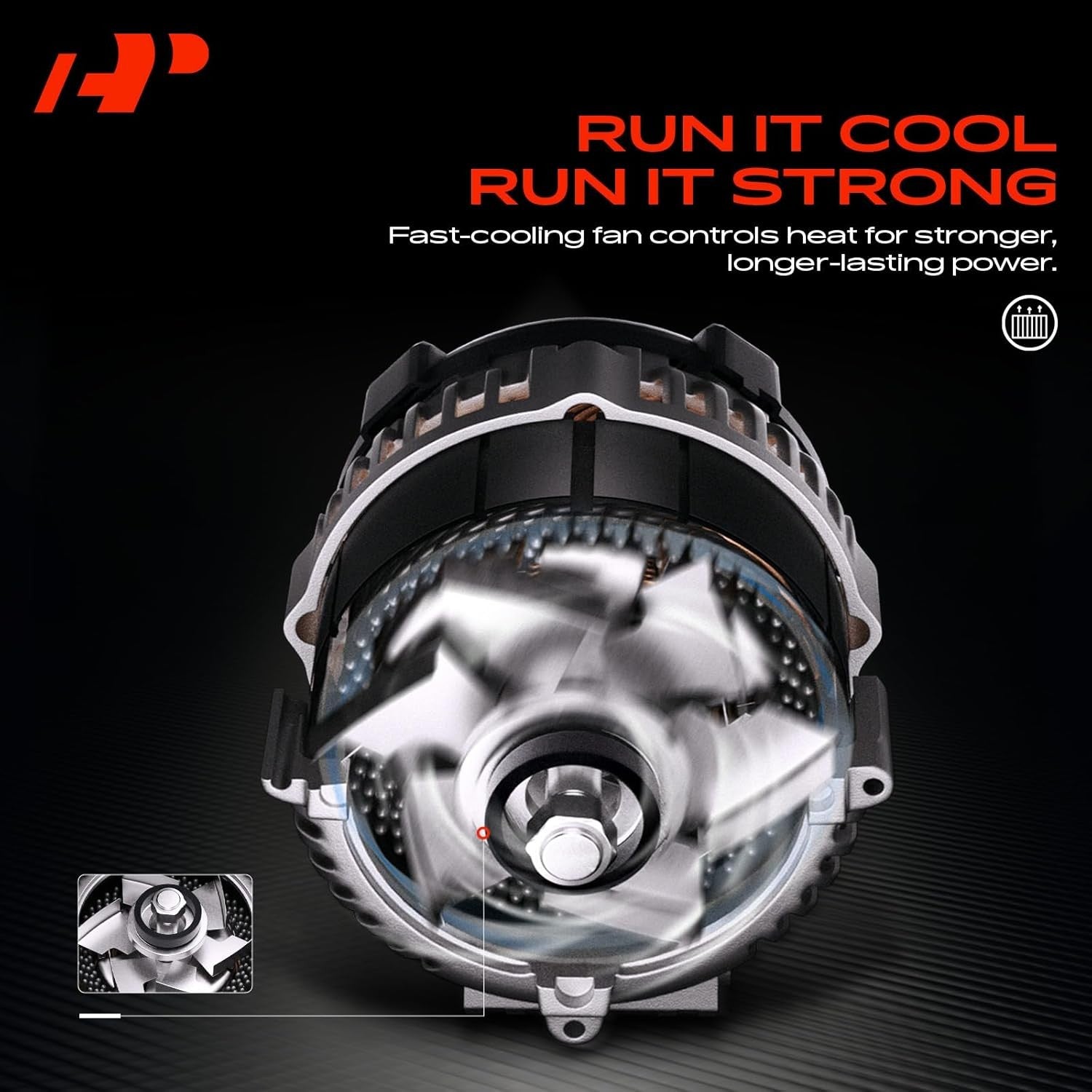 Alternator with Suzuki SX4 2007-2009 2.0L 12V 80A 5-Groove Pulley Clockwise