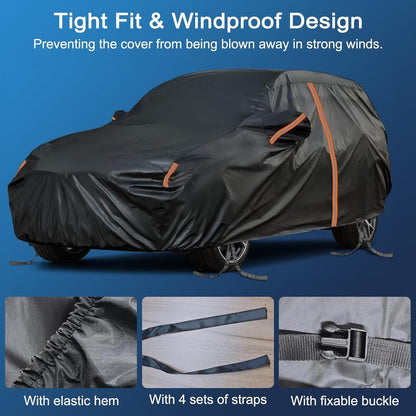 Car Cover for Audi Q8 2019-2025, SUV Full Car Cover Waterproof All Weather