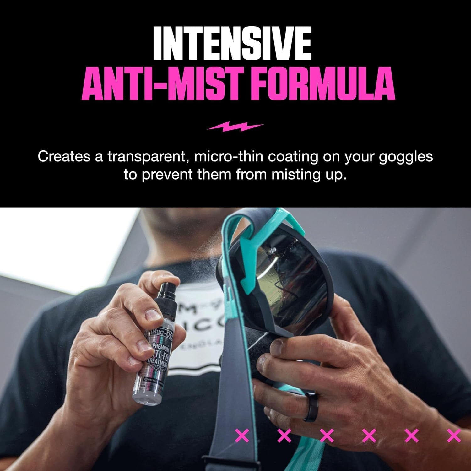 Premium Anti-Fog Treatment 30 Milliliters Long-Lasting Intensive Anti-Mist Spray