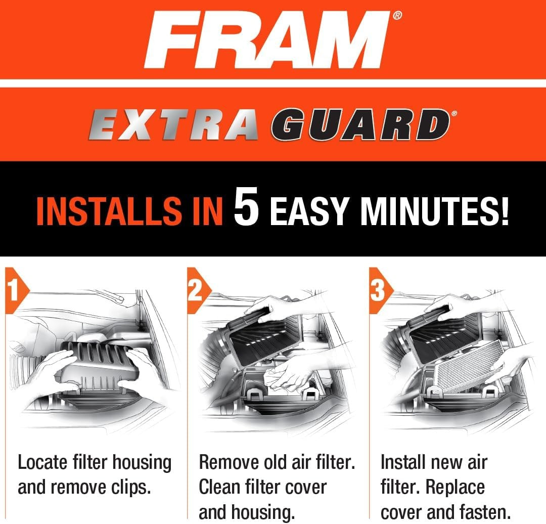 Extra Guard CA11456 Replacement Engine Air Filter Select Ford Transit Connect