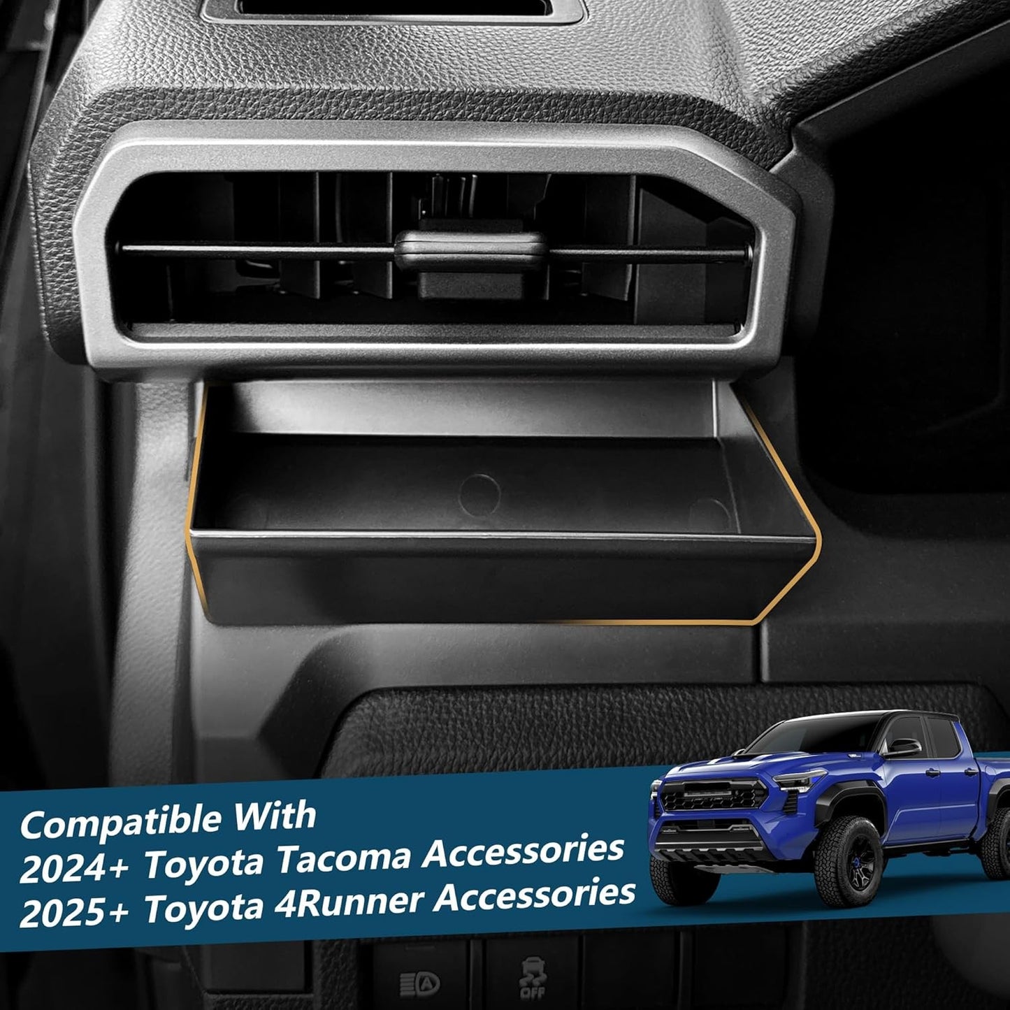 Car Air Vent Storage Box for Toyota Tacoma 2024 2025 2026 Accessories,Air Vent