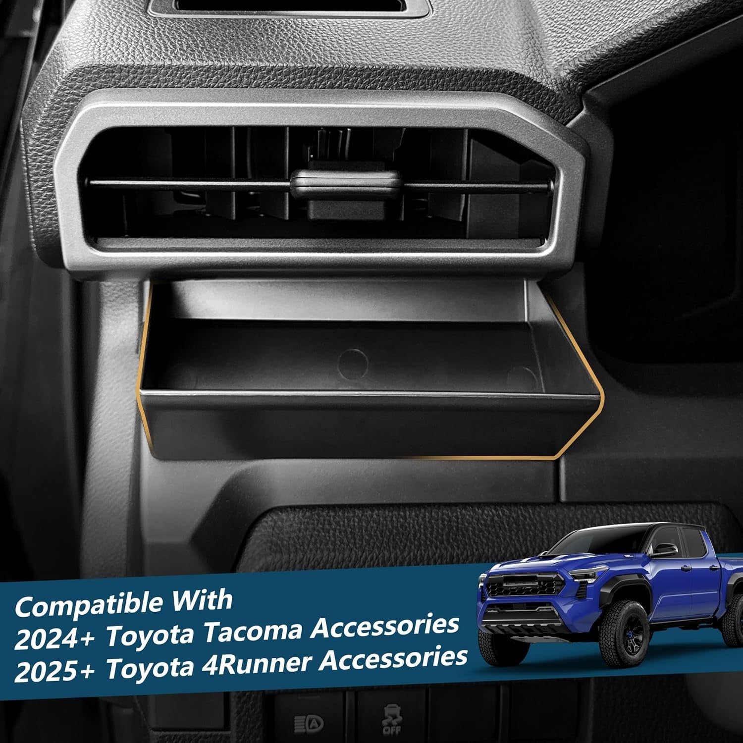 Car Air Vent Storage Box for Toyota Tacoma 2024 2025 2026 Accessories,Air Vent