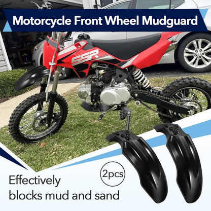 2Pcs Motorcycle Front Wheel Mudguard with CRF50 Style 125CC Pit PRO Trail Dirt