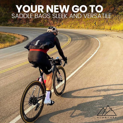 Signature Bike Saddle Bag – Midnight Black | 0.5L Bike Seat Bag 3" x 5.25" x 2"