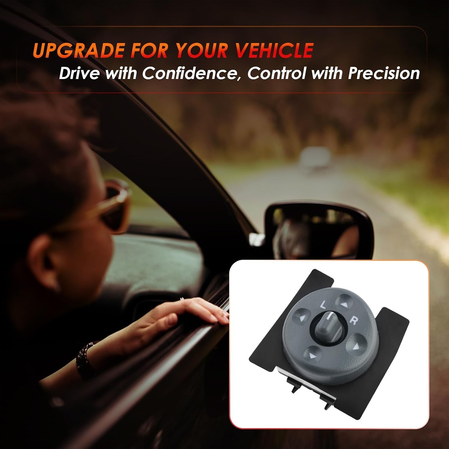 Power Mirror Switch for 1994-2000 Chevy GMC C1500 C2500 C3500 K1500 K2500 K3500