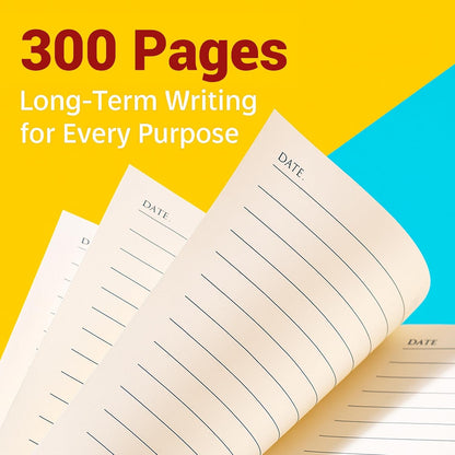 Lined Journal for Women Men 300 Pages College Ruled Journal Notebook for Writing