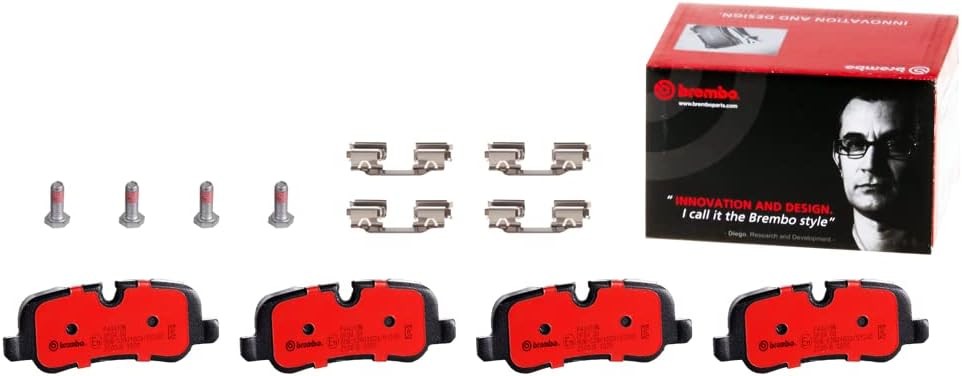 P44013N Premium Ceramic Rear Disc Brake Pad Set LAND ROVER OE# LR021316