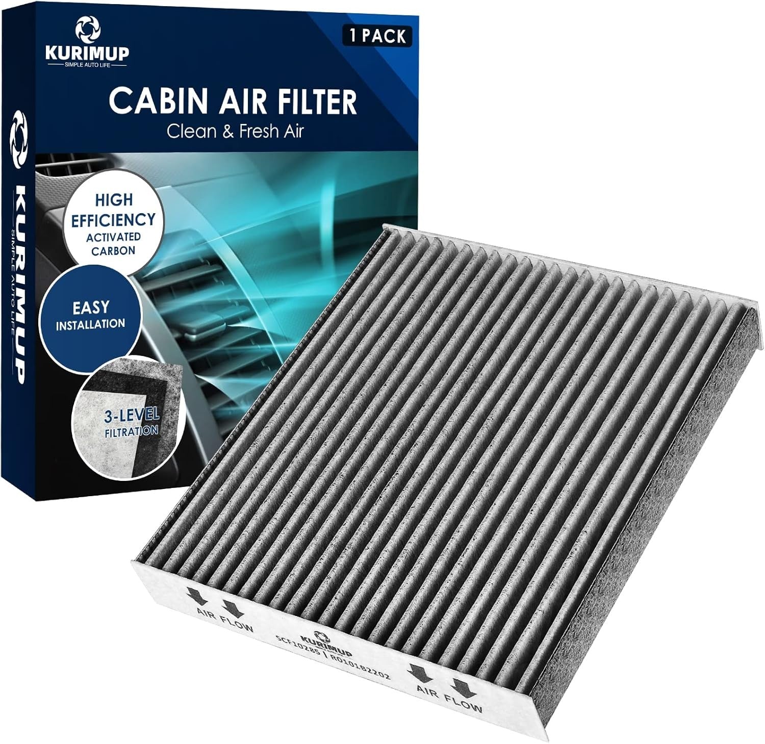 Cabin Air Filter Replacement for CP285 CF10285 Toyota Lexus Scion Camry Corolla
