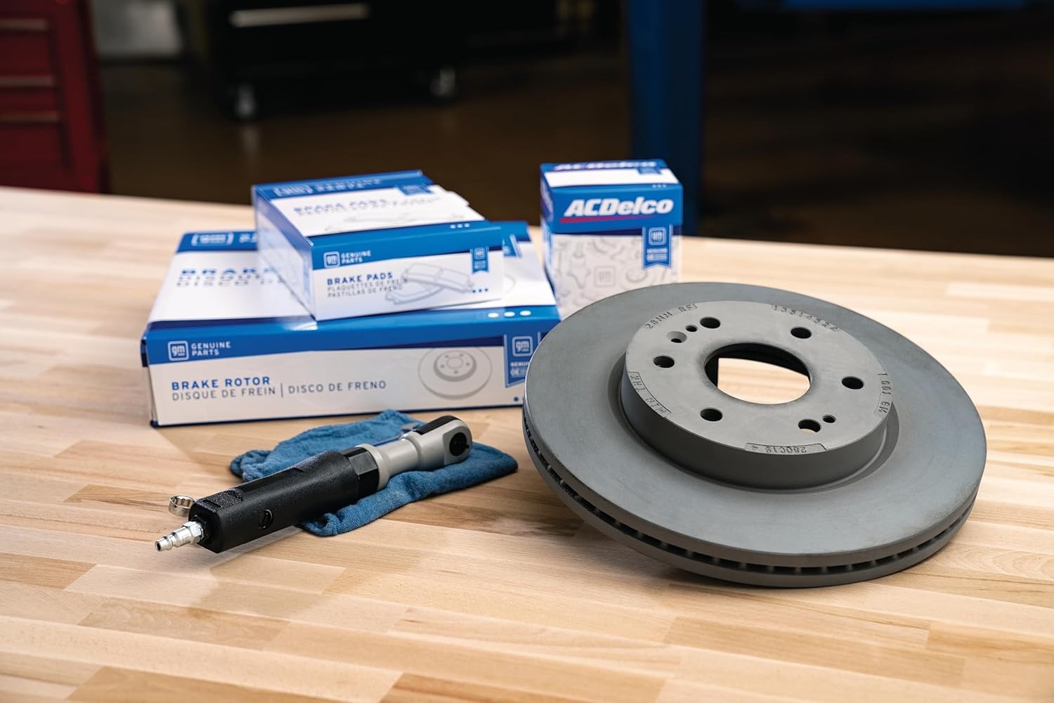 Silver Non-Coated Front Brake Rotor 18A925A GM 19241877 Brake Rotors for Select
