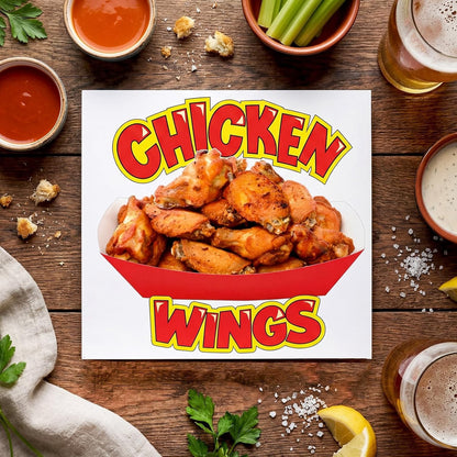 Chicken Concession Die Cut Stickers Restaurant Food Truck Die Cut Vinyl Chicken