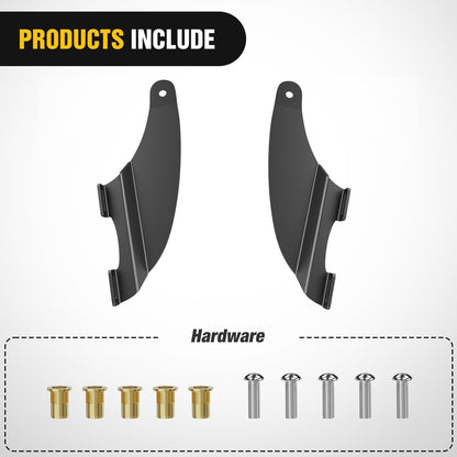 52 inch Curved LED Light Bar Bracket Mounting Upper Windshield Roof Cab Brackets