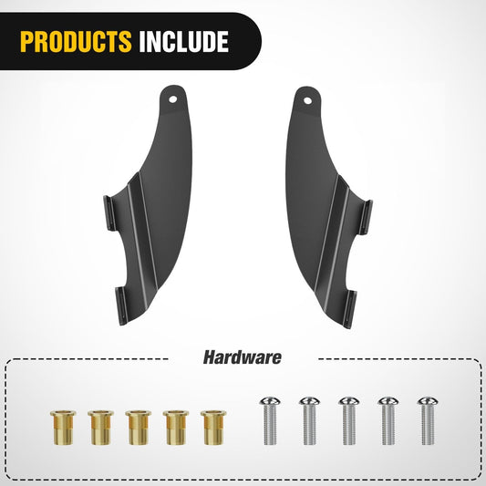 52 inch Curved LED Light Bar Bracket Mounting Upper Windshield Roof Cab Brackets