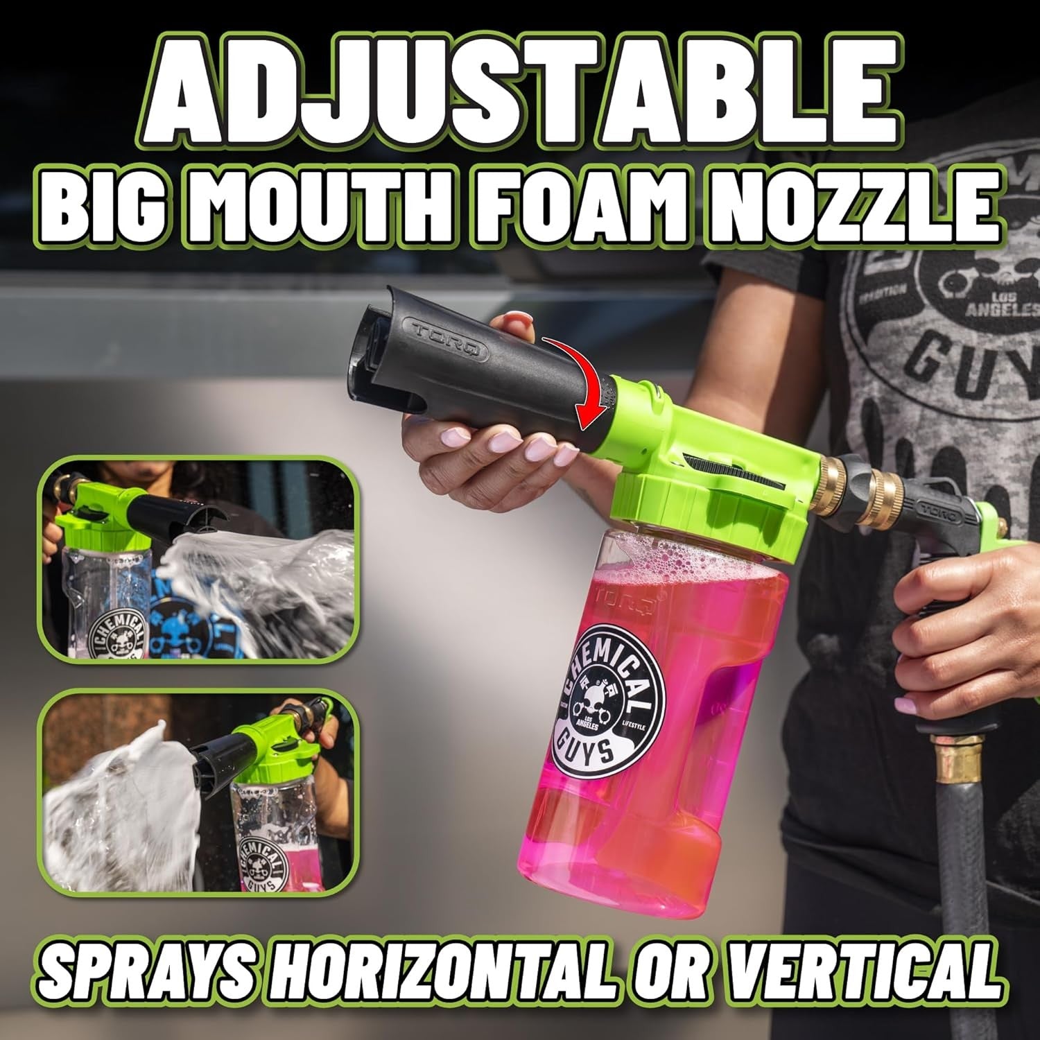 Chemical Guys TORQ Foam Blaster 6 Pro Garden Hose Foam Gun ACC_326