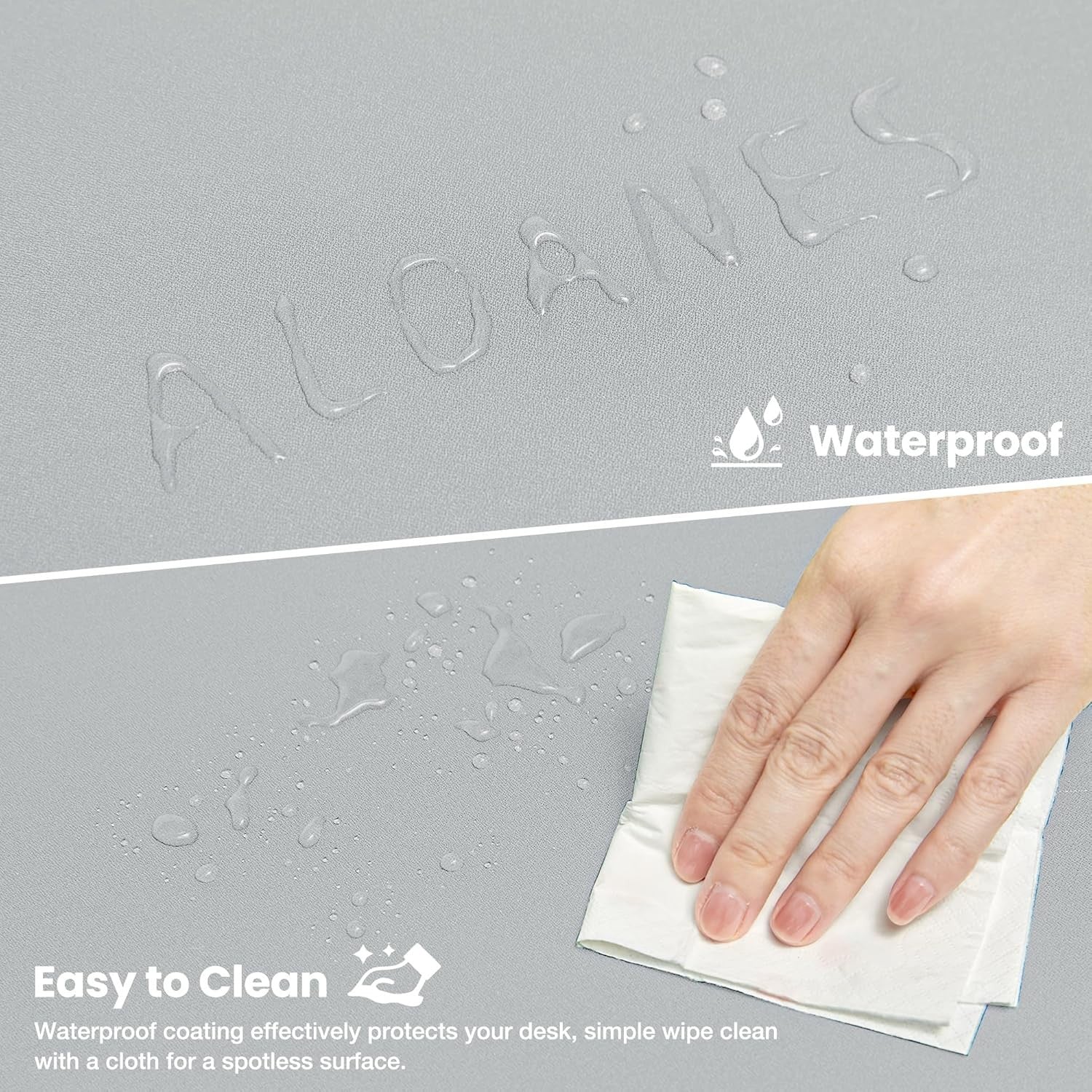 Waterproof Mouse Pad with Durable Stitched Edge, XL Gaming Keyboard Pad