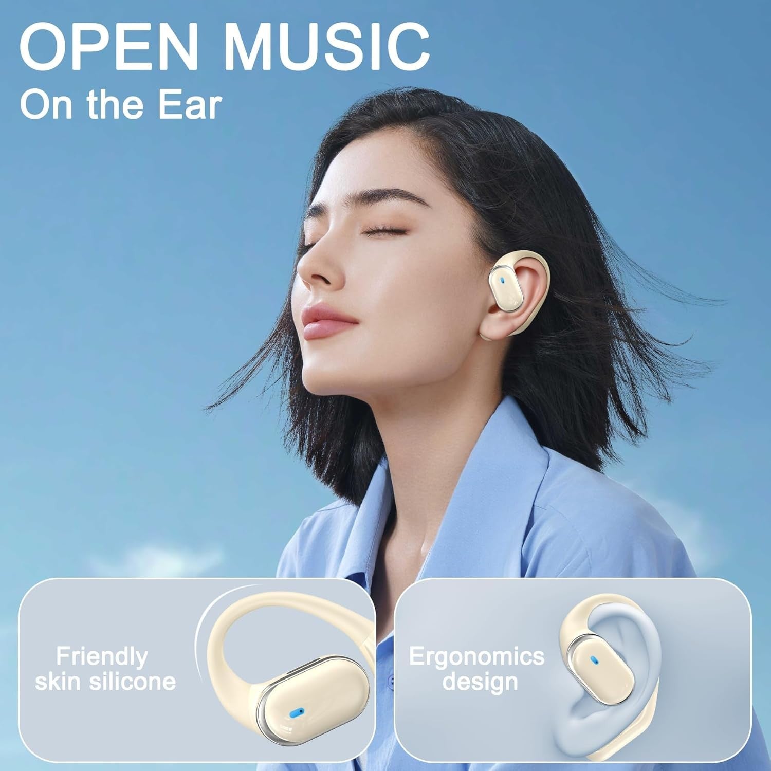 Wireless Earbuds Bluetooth Headphones - 3-in-1 Translation Earbuds Real Time