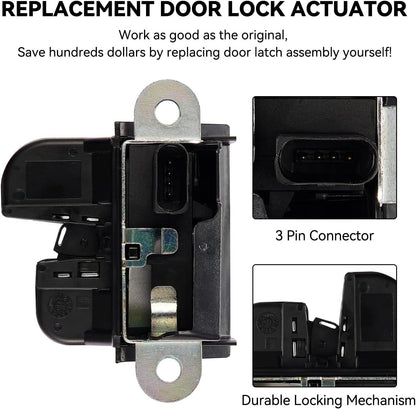Trunk Latch Actuator with Volkswagen 2009-2014 Jetta Tiguan 2009-2017 Tailgate