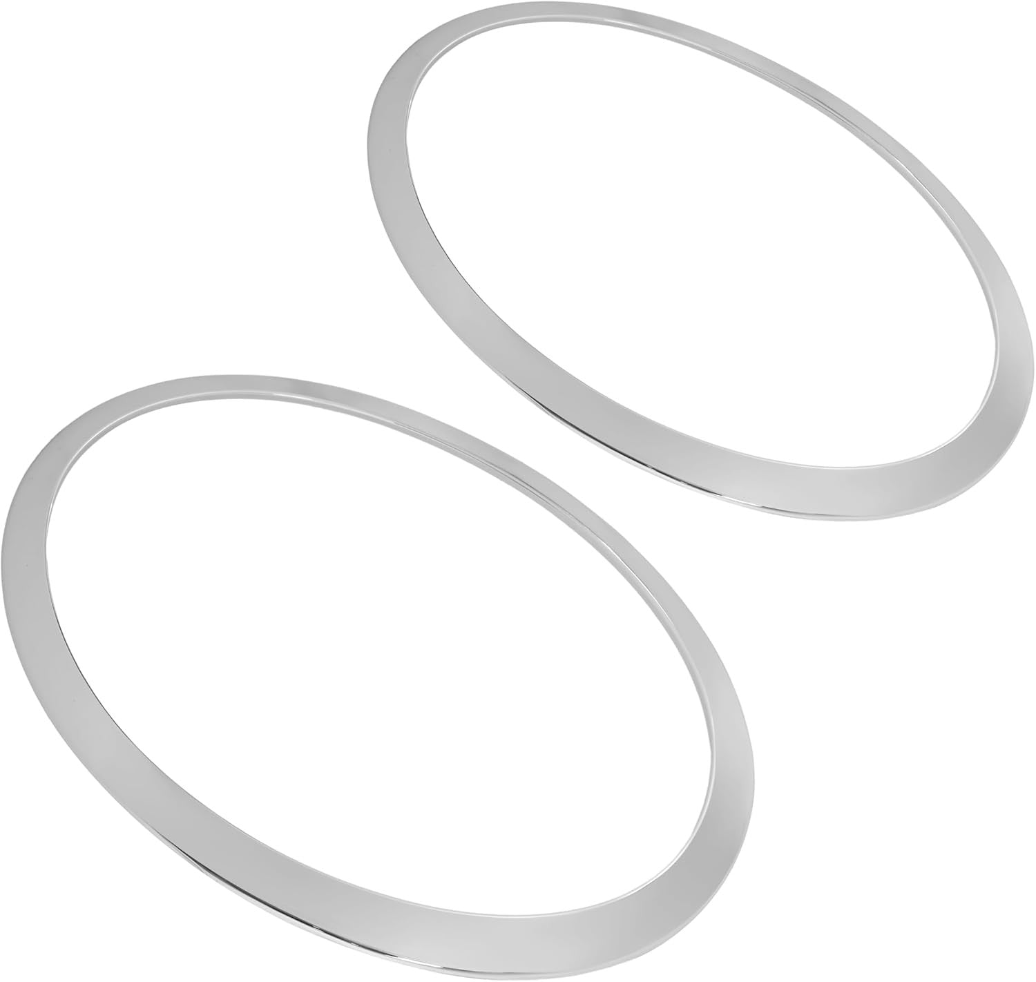 Pair Headlight Bezels Compatible with 2014-2024 Mini Cooper S F55 F56 F57 Models