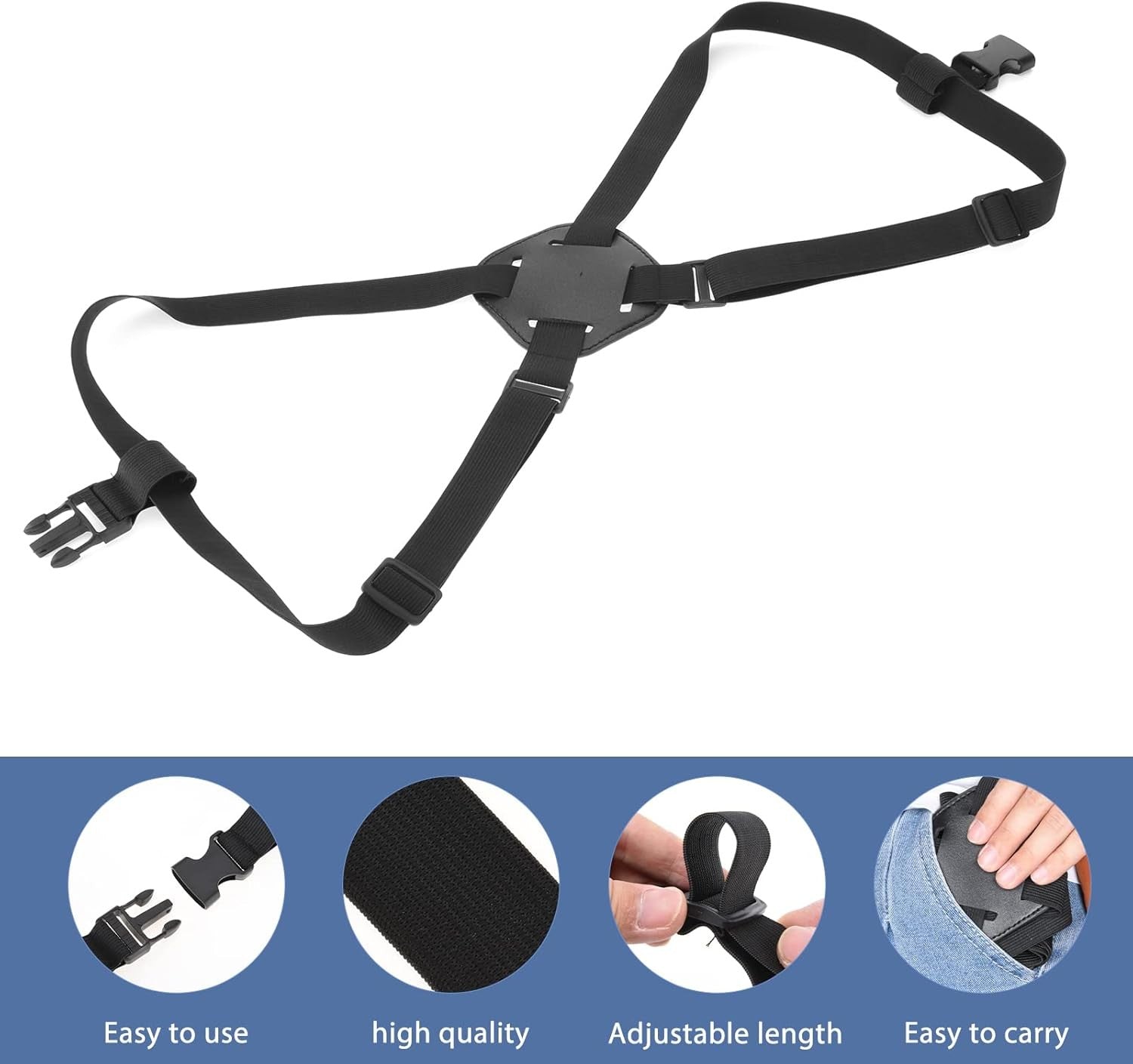 2 Pack Luggage Straps Bungees,Adjustable Suitcase Carry on Bag Handle Portable