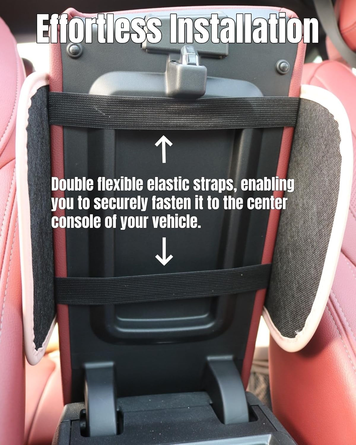 Comfortable Car Center Console Cushion Armrest Dog Cat Paws Protect Cover