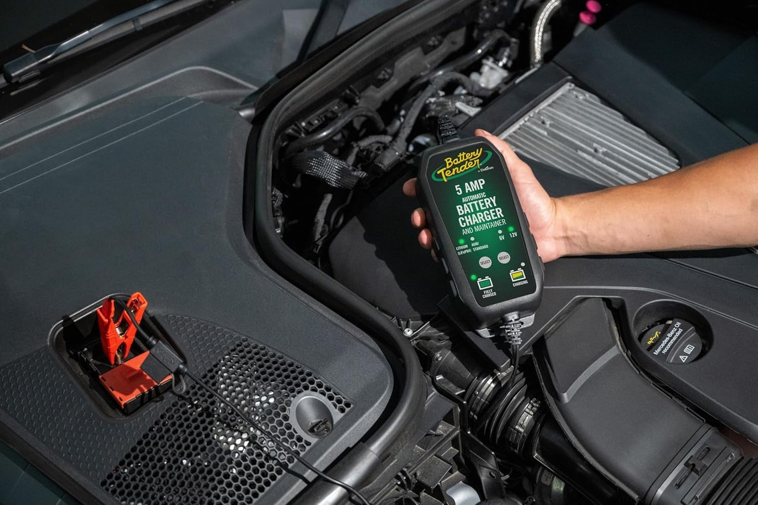 5 AMP 12V Battery Charger and Maintainer - Automotive Smart Automatic Battery