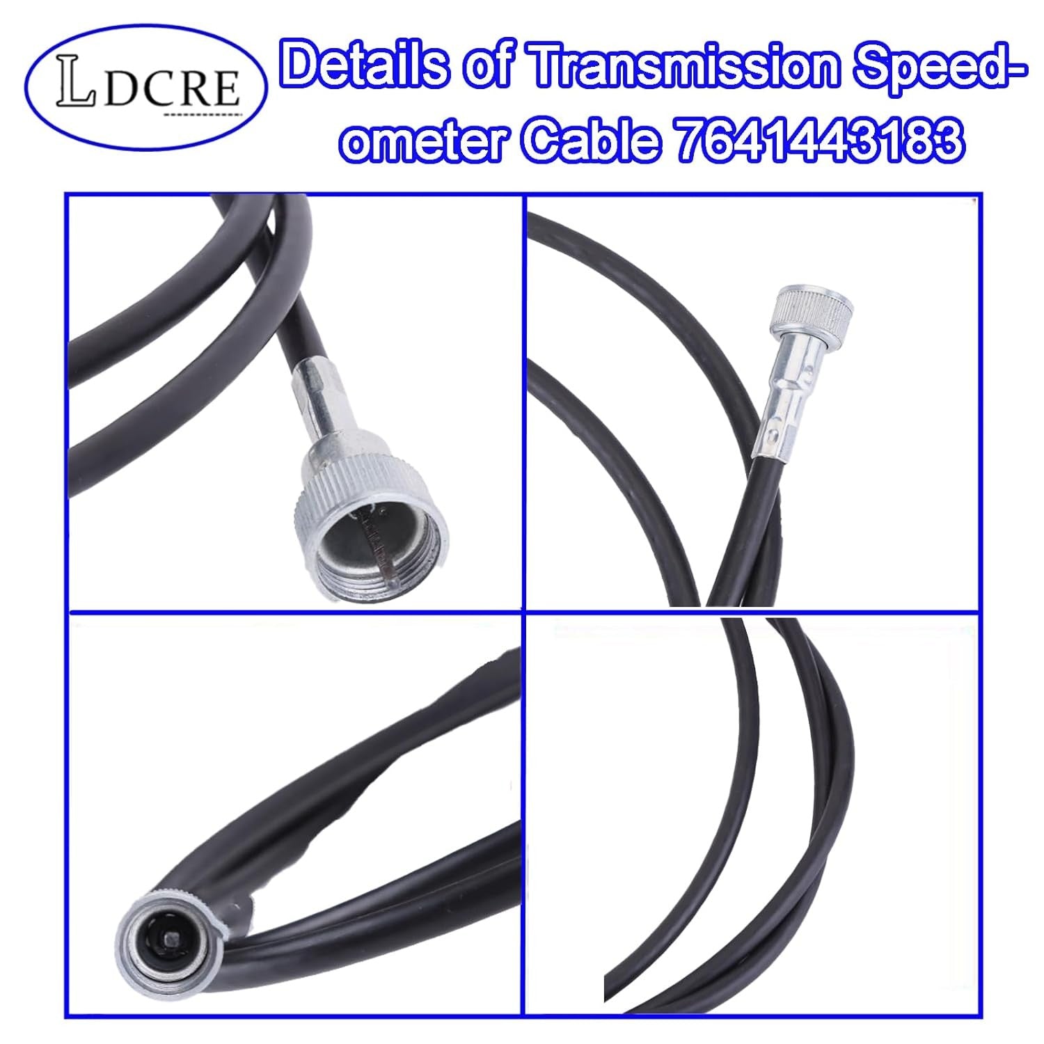 Transmission Speedometer Cable 7641443183 for 55 56 57 Chevy 700R4 TH350 TH400