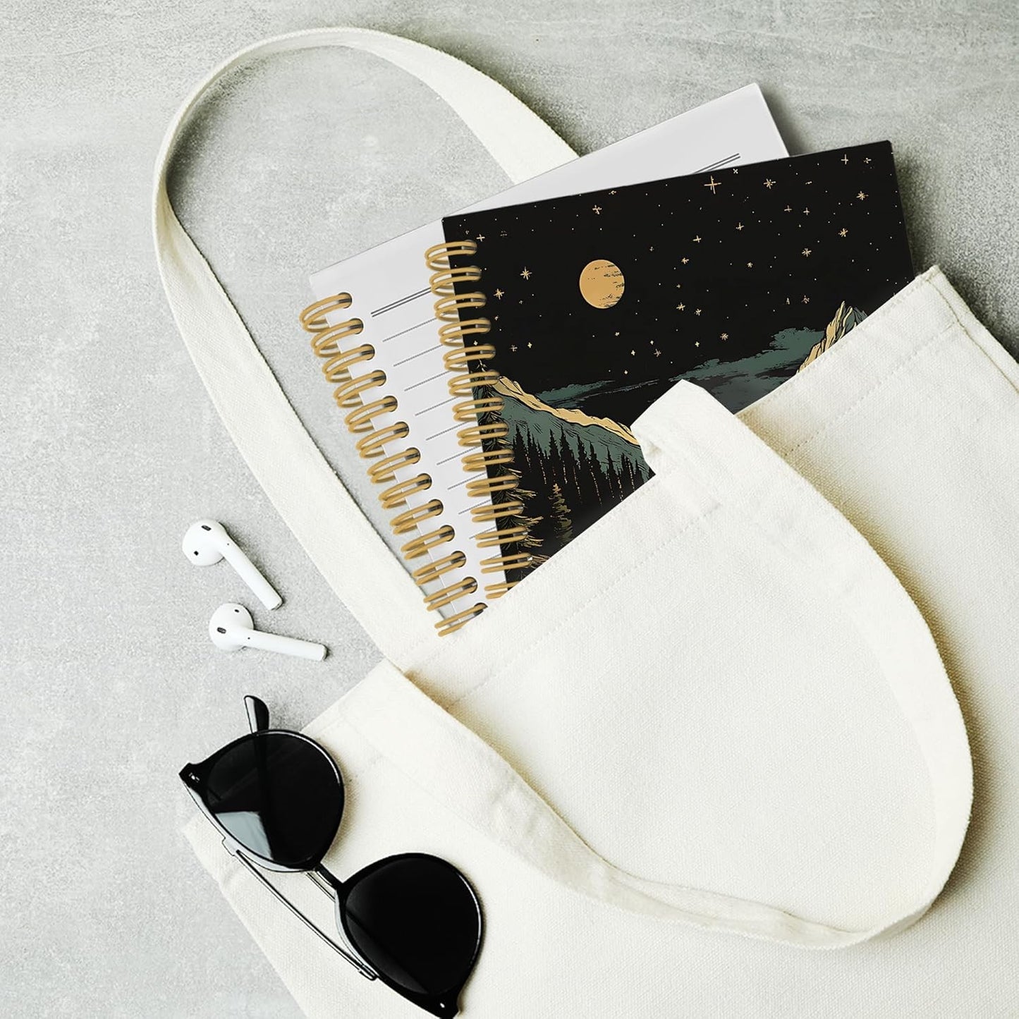 Camping Journal Notebook - Summer Hiking Adventure Notebooks College 5.5"x8.3"