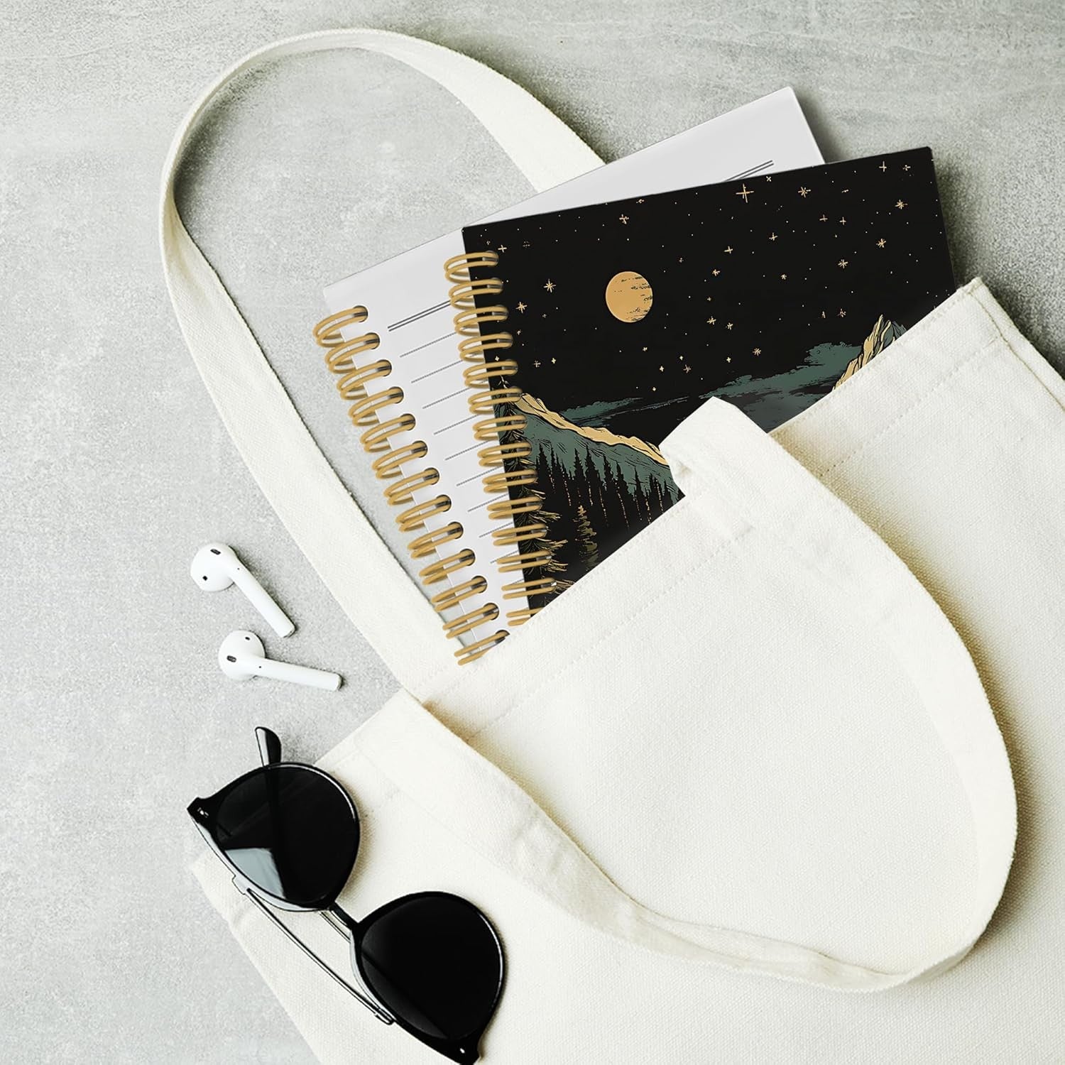 Camping Journal Notebook - Summer Hiking Adventure Notebooks College 5.5"x8.3"