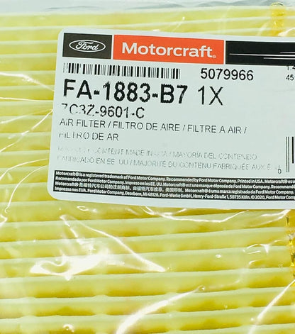 OEM FA-1883-B7 Ford 7C3Z9601A Genuine Air Filter, 1 Filter