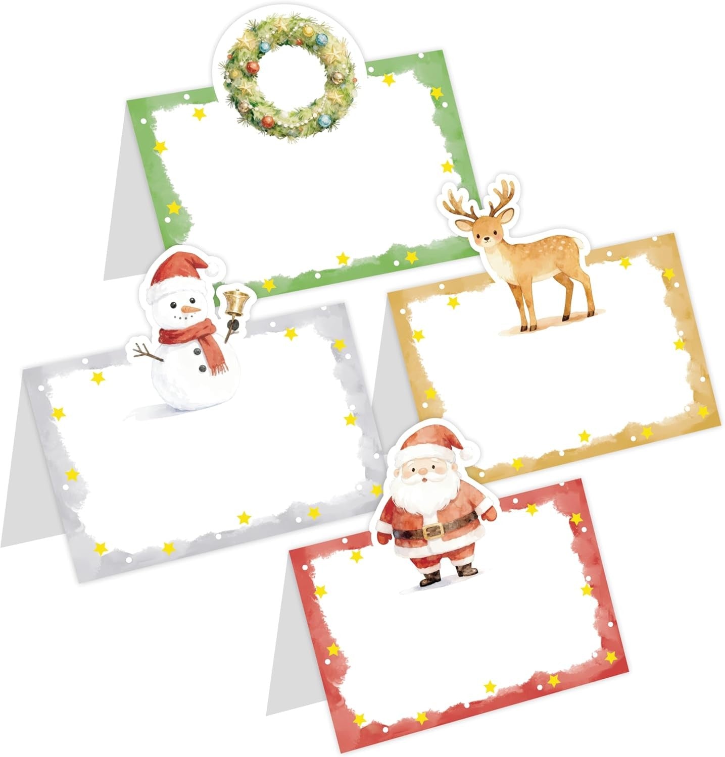 Christmas Place Cards for Table Setting Eucalyptus 25 pack Random style shipping