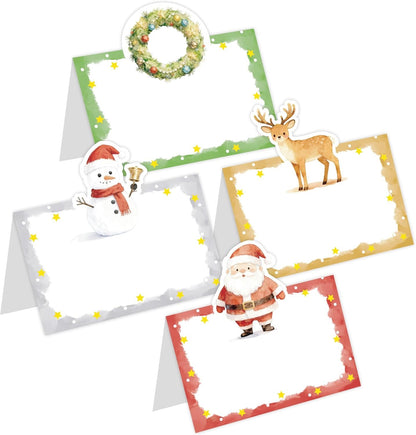 Christmas Place Cards for Table Setting Eucalyptus 25 pack Random style shipping