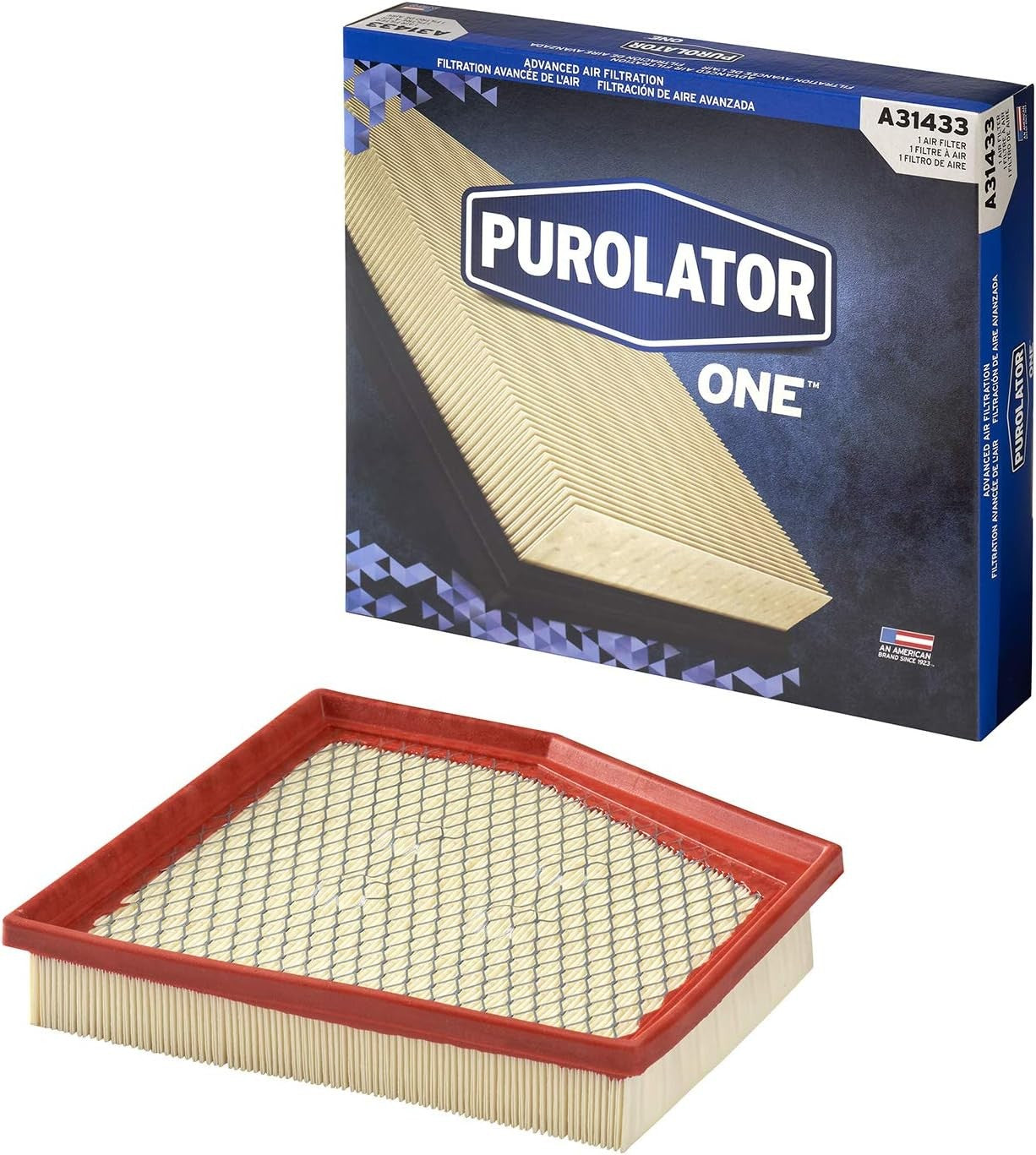 A31433 PurolatorONE Advanced Engine Air Filter Compatible With Select Chrysler