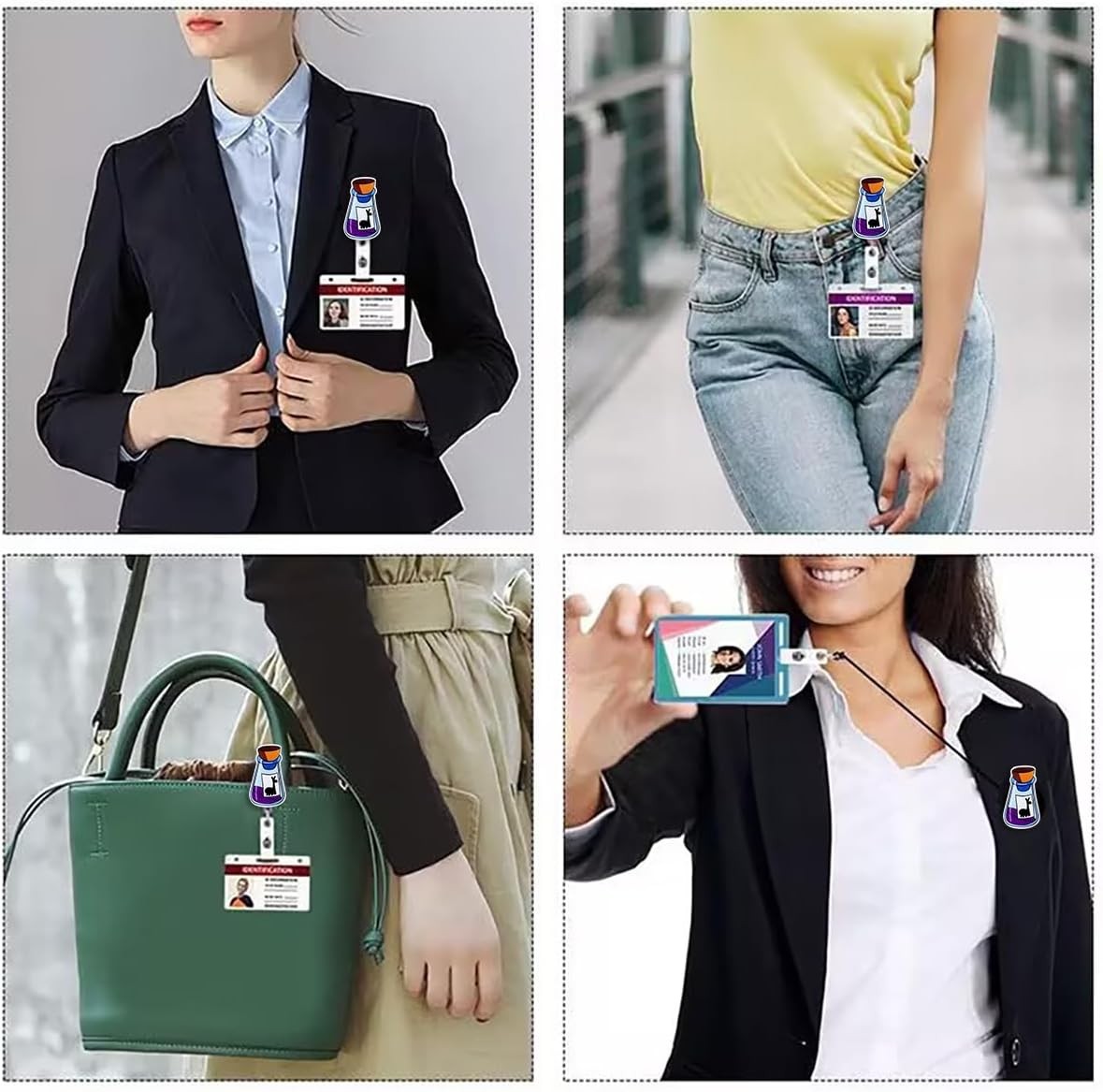 Funny Llama Potion Badge Reel Retractable Nurse Nursing Student RN CNA LPN CMA