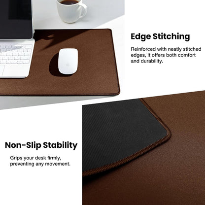 Waterproof Mouse Pad with Durable Stitched Edge, Large Gaming Keyboard Pad