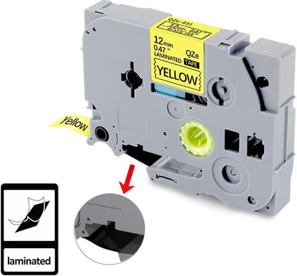 5-Pack Compatible Brother P Touch Label Tape Multicolors TZe-231 tz431 531