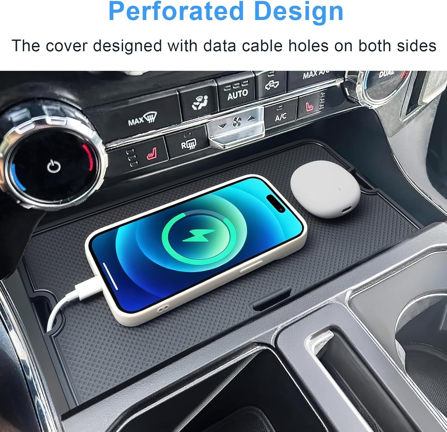 Center Console Compartment Cover for Ford F150 Accessories 2021-2026/Lightning