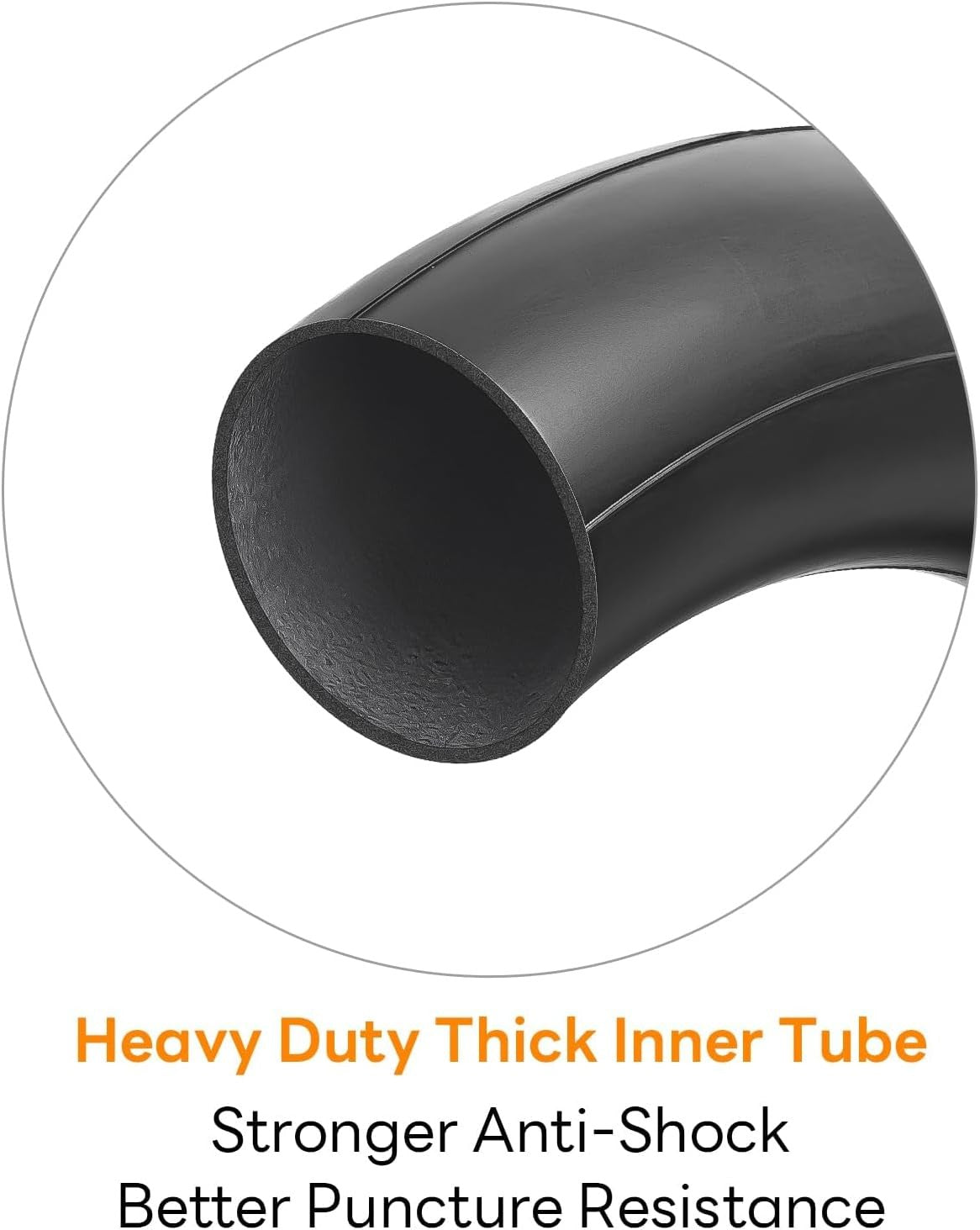 Heavy Duty 12/12.5x1.75x2.25 Thick 40% Butyl Inner Tube 12 1/2 x 2 1/4 Inner