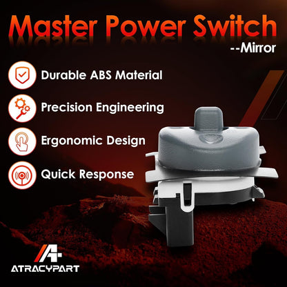 Power Mirror Switch for 1994-2000 Chevy GMC C1500 C2500 C3500 K1500 K2500 K3500