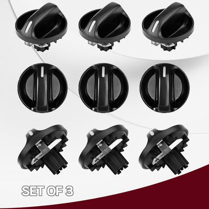 3Pcs Tundra AC Knobs Replacement with 2000-06 Toyota Tundra A/C Air Conditioner